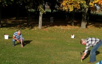 Kubb-Spieler
